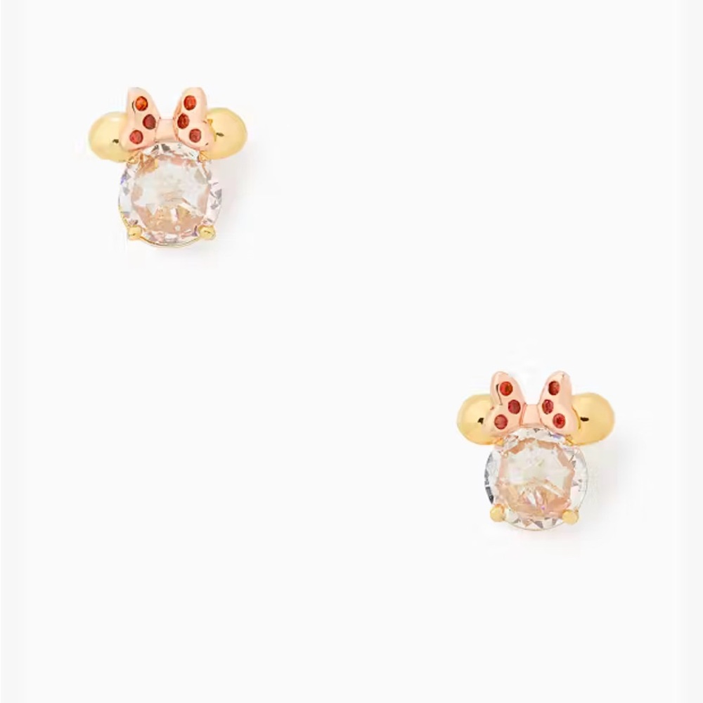 Disney X Kate Spade New York Clear Minnie Studs